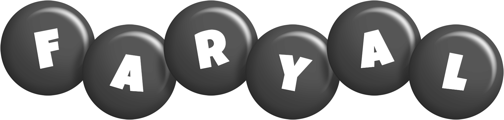 Faryal candy-black logo