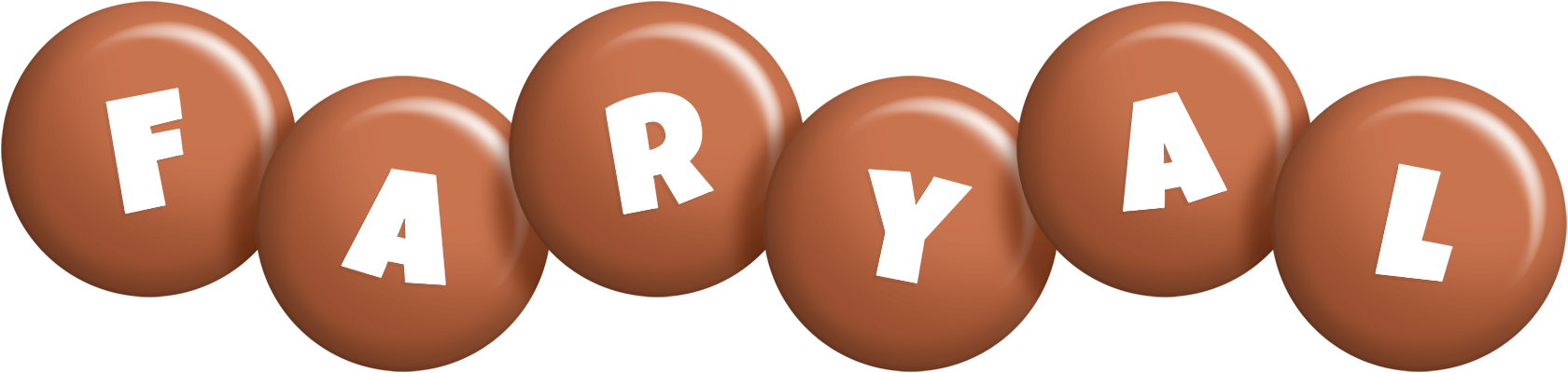Faryal candy-brown logo