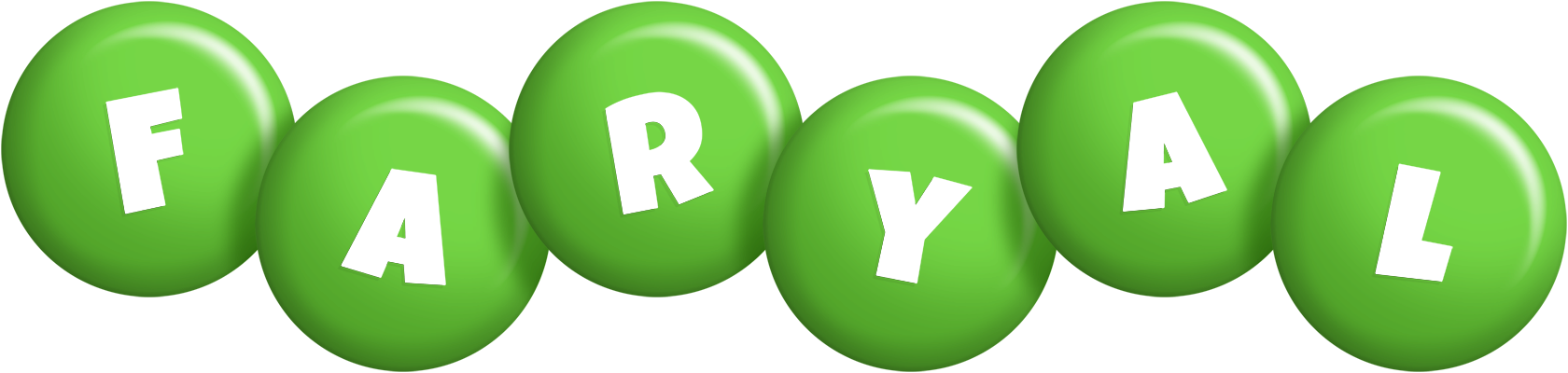 Faryal candy-green logo