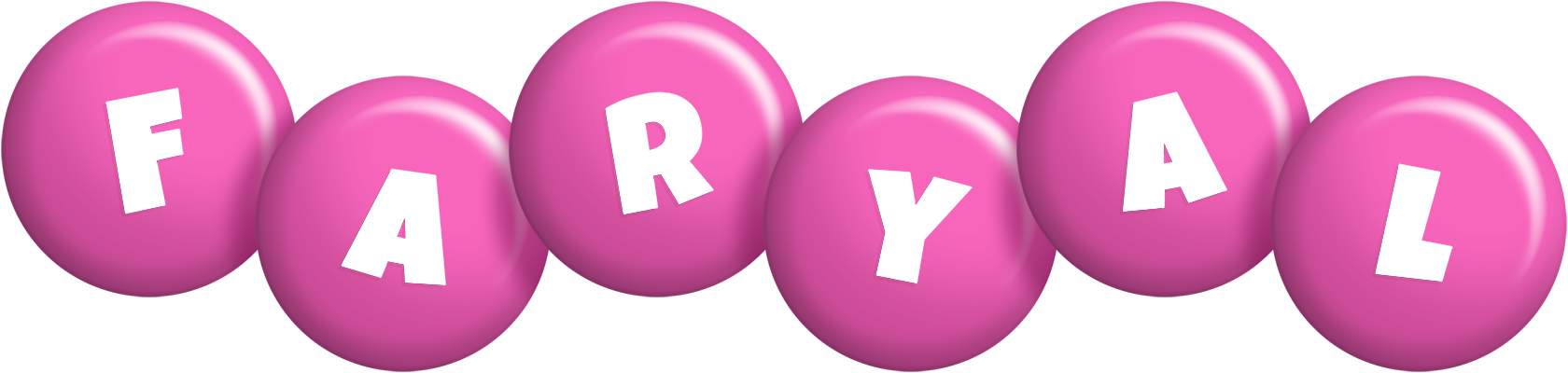 Faryal candy-pink logo