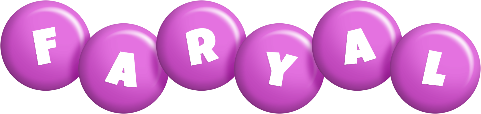 Faryal candy-purple logo