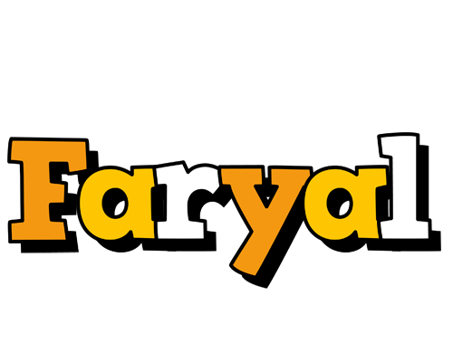 Faryal cartoon logo
