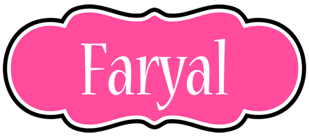 Faryal invitation logo