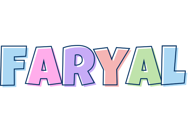 Faryal pastel logo