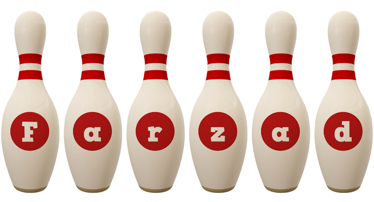 Farzad bowling-pin logo