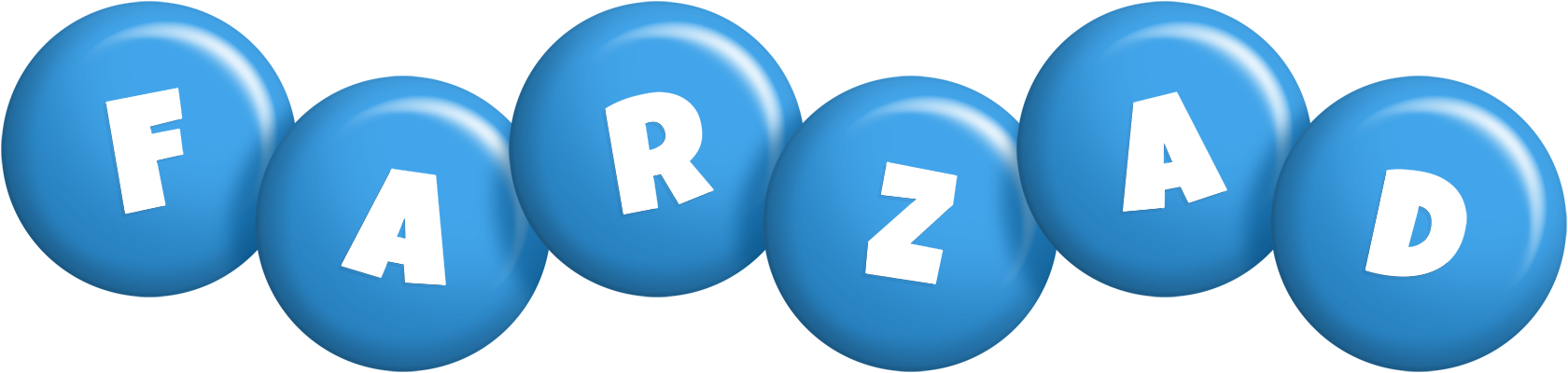 Farzad candy-blue logo
