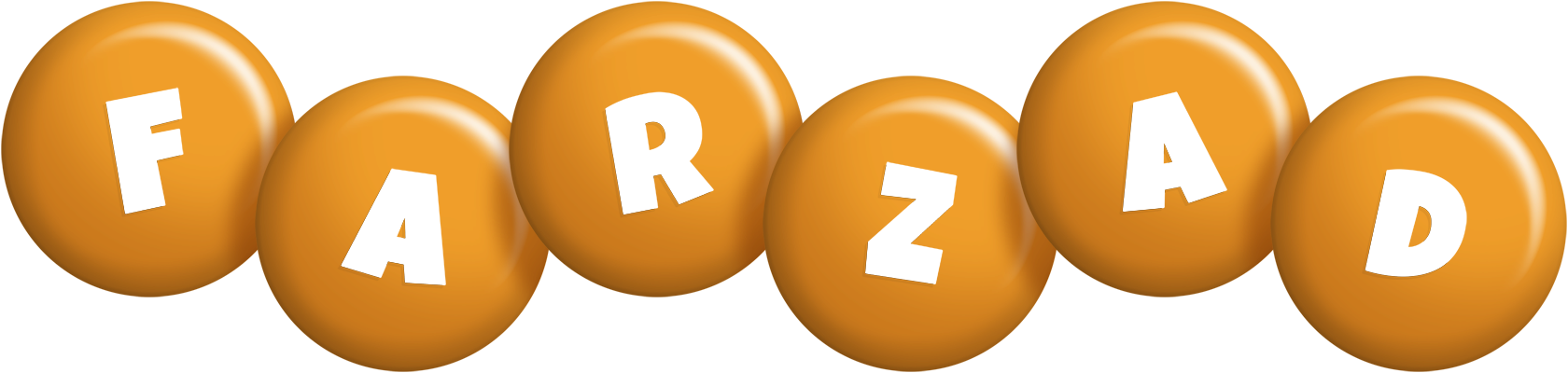 Farzad candy-orange logo