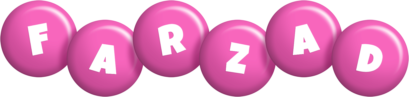 Farzad candy-pink logo