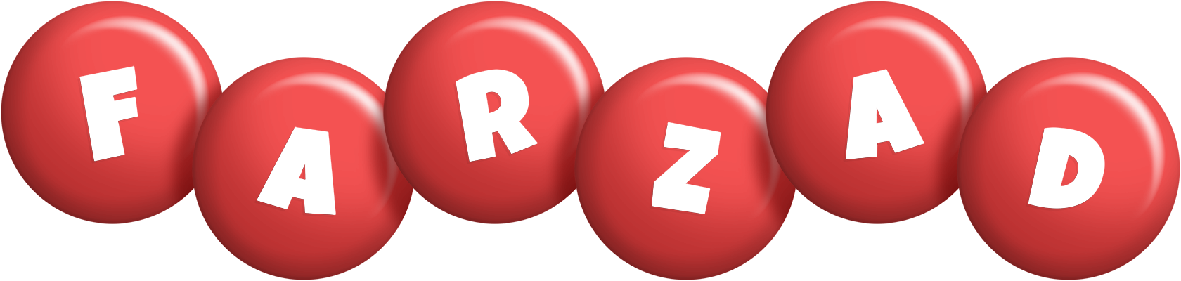 Farzad candy-red logo