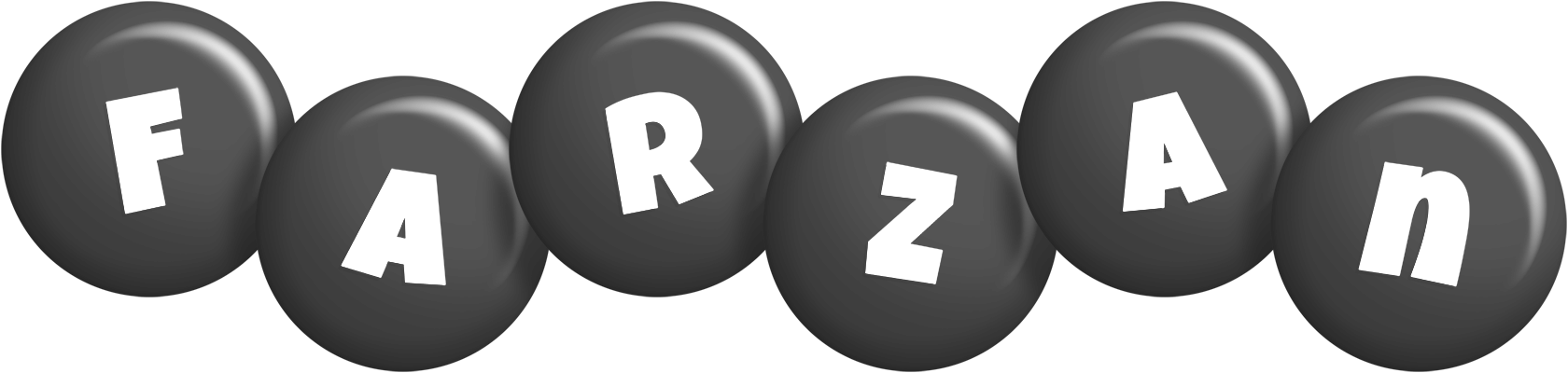 Farzan candy-black logo