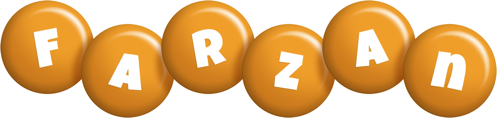 Farzan candy-orange logo