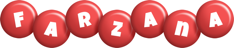 Farzana candy-red logo