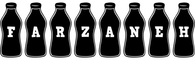 Farzaneh bottle logo