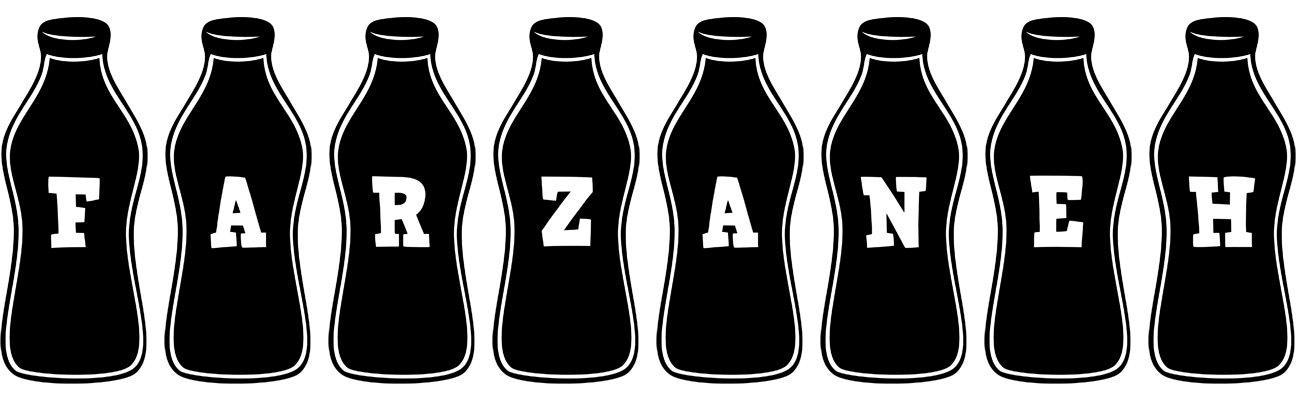 Farzaneh bottle logo