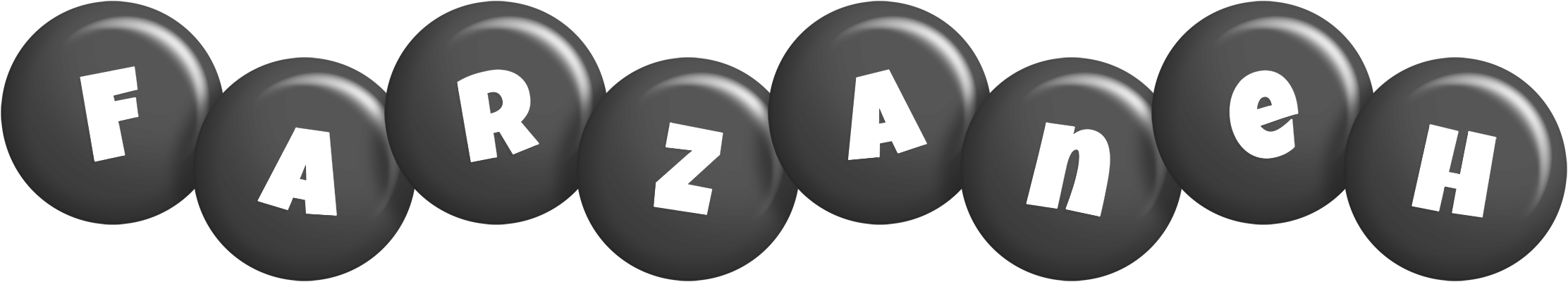 Farzaneh candy-black logo