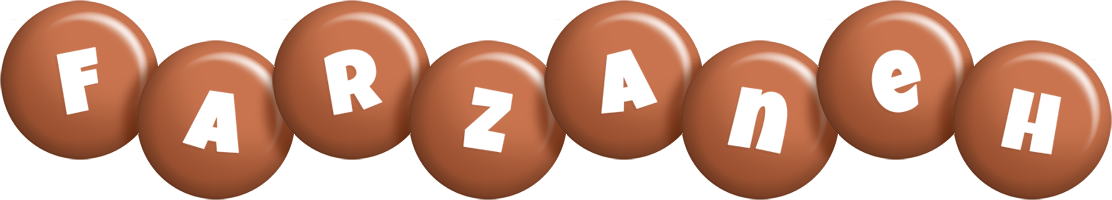 Farzaneh candy-brown logo