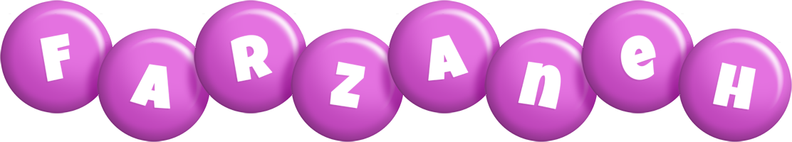 Farzaneh candy-purple logo