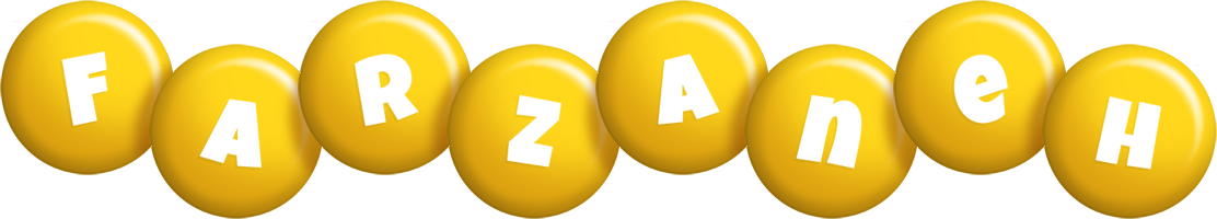 Farzaneh candy-yellow logo