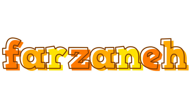 Farzaneh desert logo