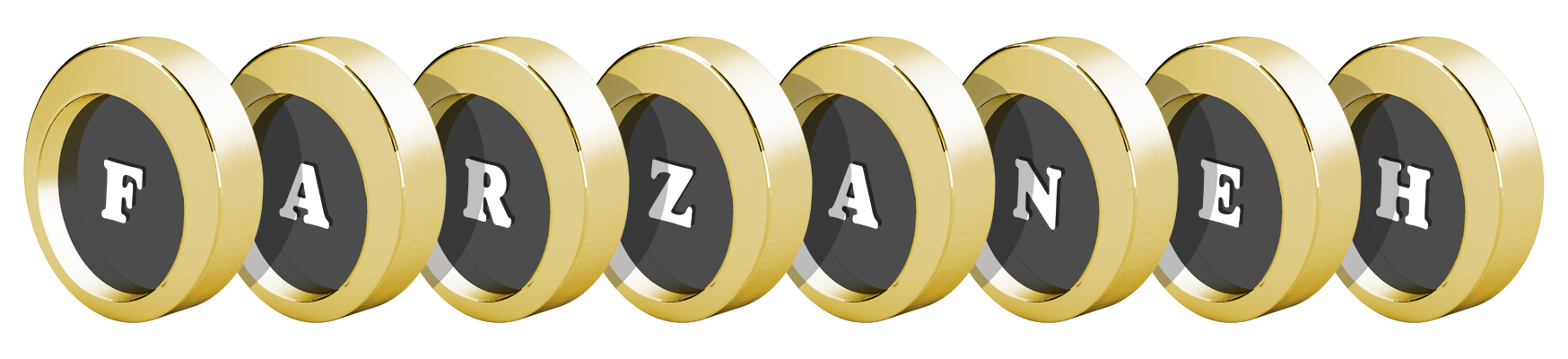 Farzaneh gold logo