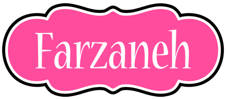 Farzaneh invitation logo