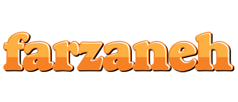 Farzaneh orange logo