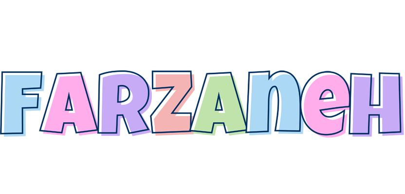 Farzaneh pastel logo
