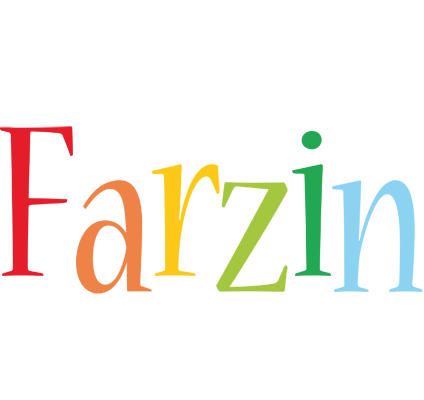 Farzin birthday logo