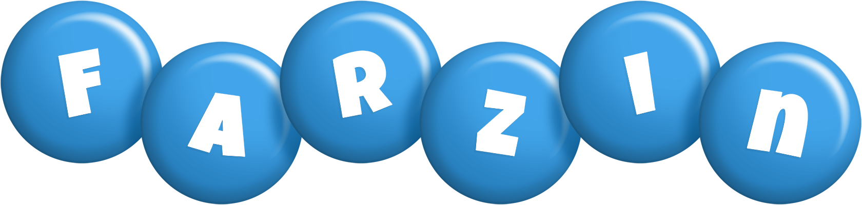 Farzin candy-blue logo