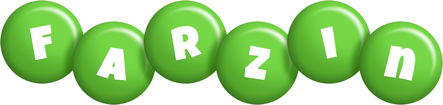 Farzin candy-green logo