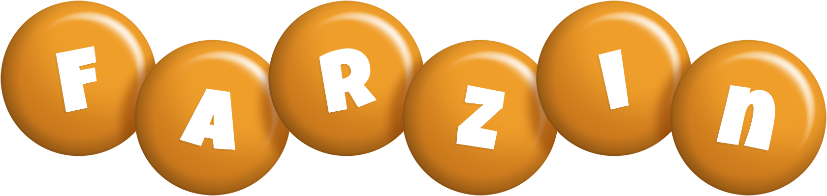 Farzin candy-orange logo