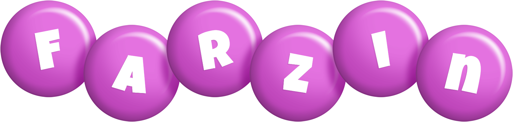 Farzin candy-purple logo