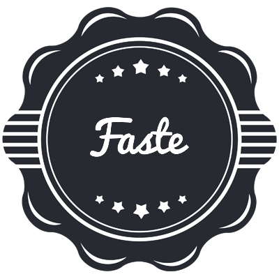Faste badge logo