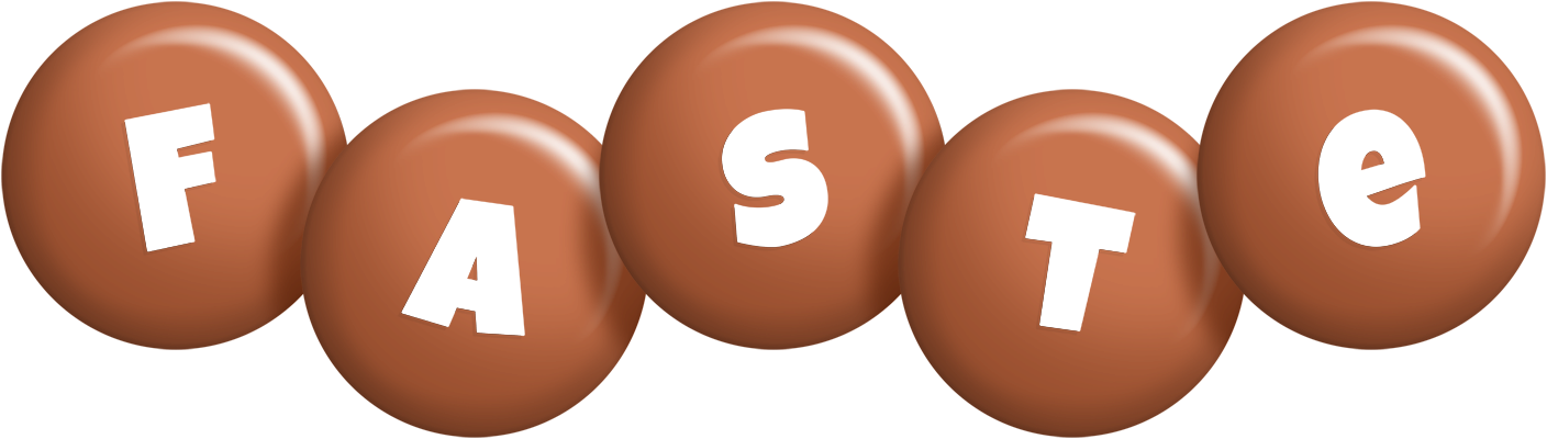 Faste candy-brown logo