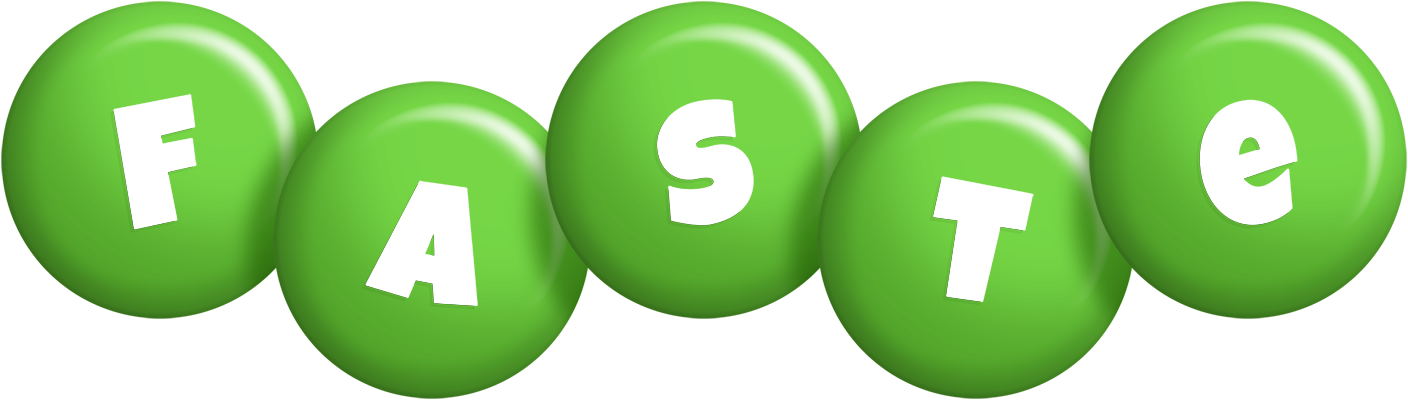 Faste candy-green logo