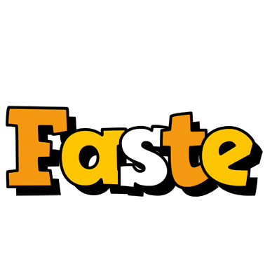 Faste cartoon logo