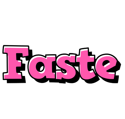 Faste girlish logo