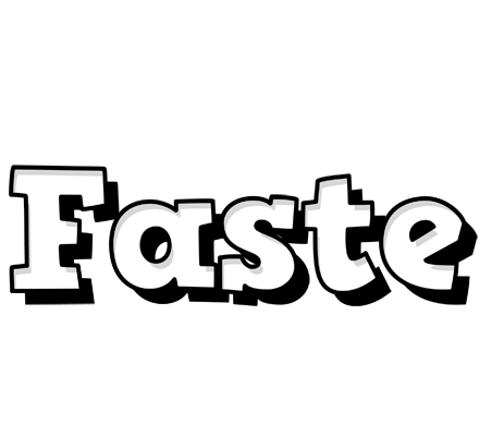 Faste snowing logo