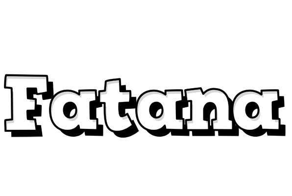Fatana snowing logo