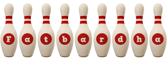 Fatbardha bowling-pin logo