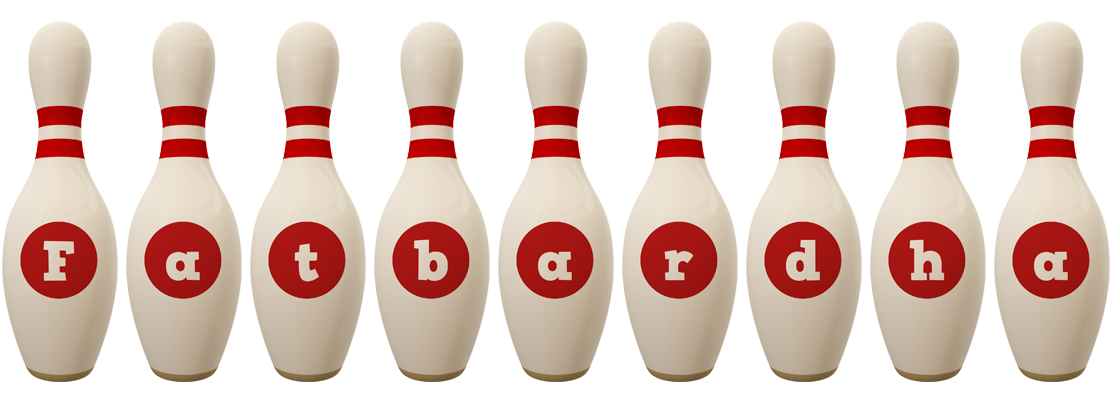 Fatbardha bowling-pin logo
