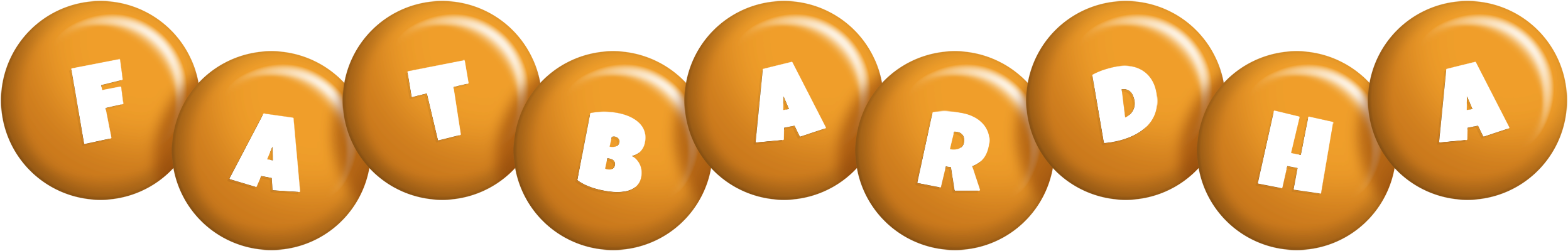 Fatbardha candy-orange logo