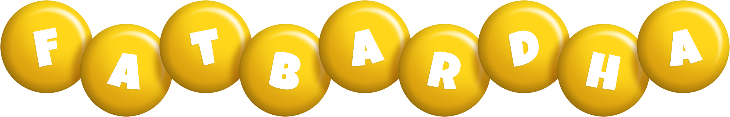 Fatbardha candy-yellow logo