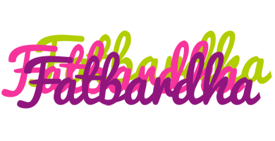 Fatbardha flowers logo