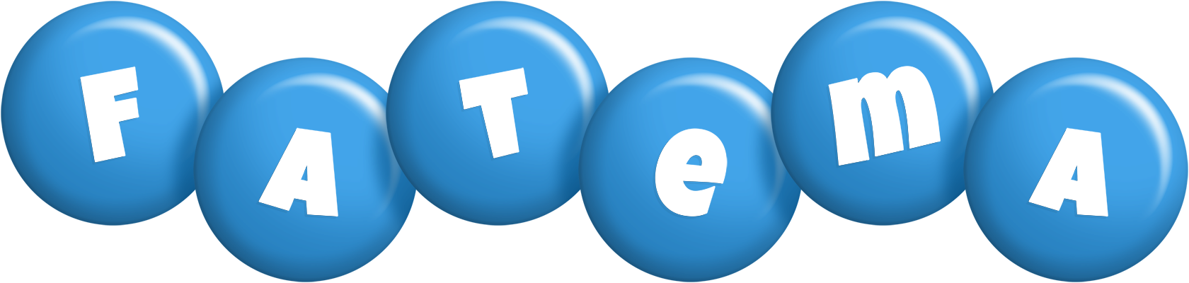 Fatema candy-blue logo