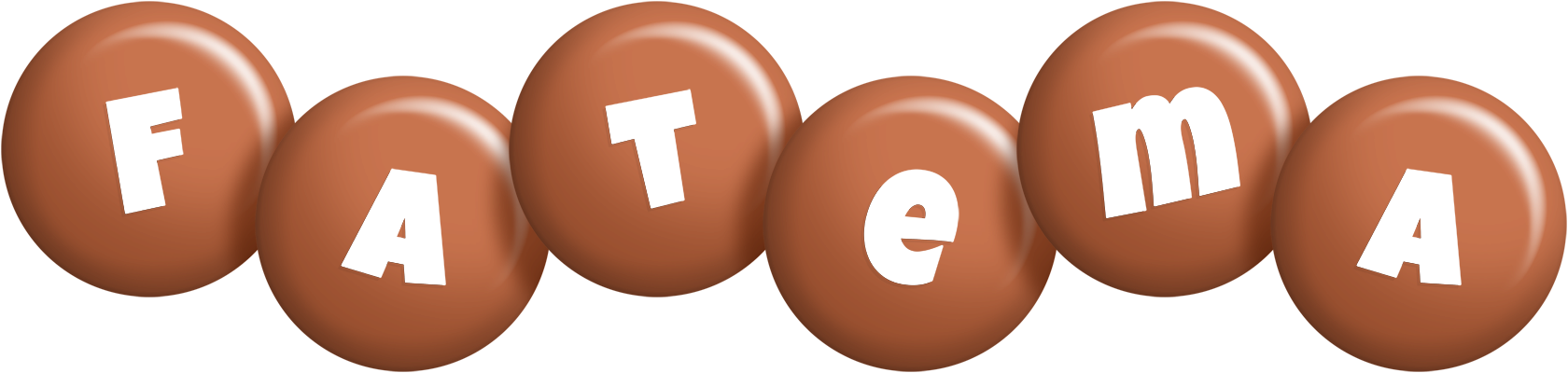 Fatema candy-brown logo