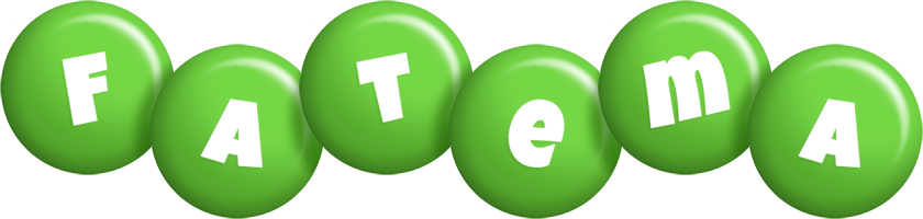 Fatema candy-green logo