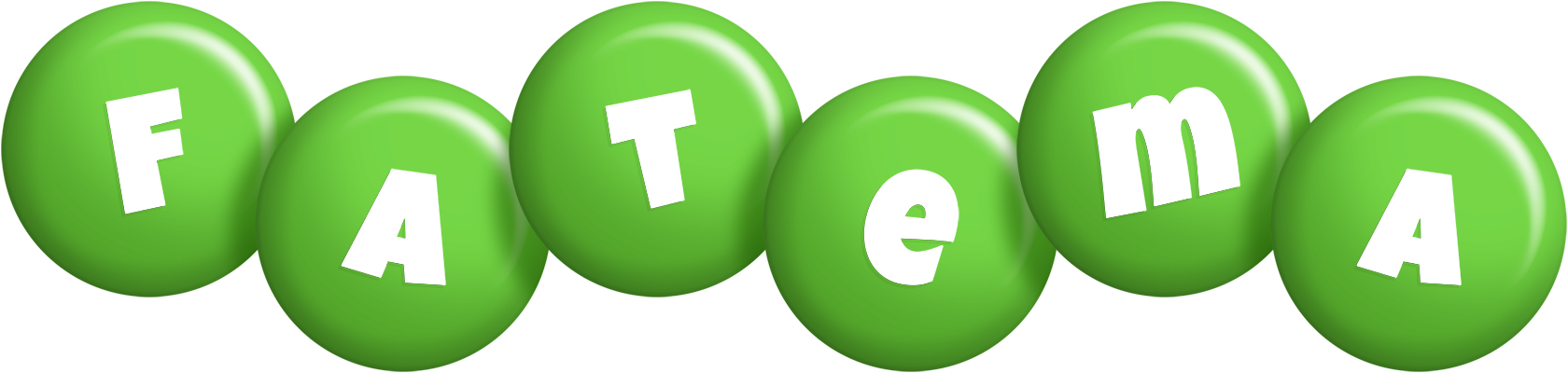 Fatema candy-green logo