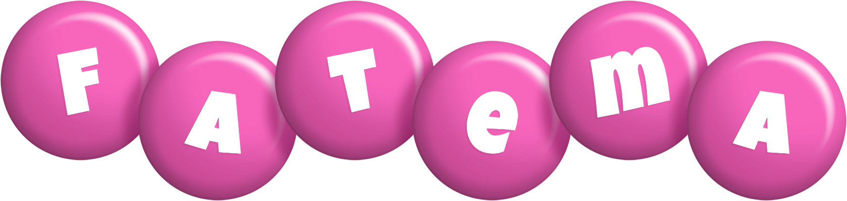Fatema candy-pink logo