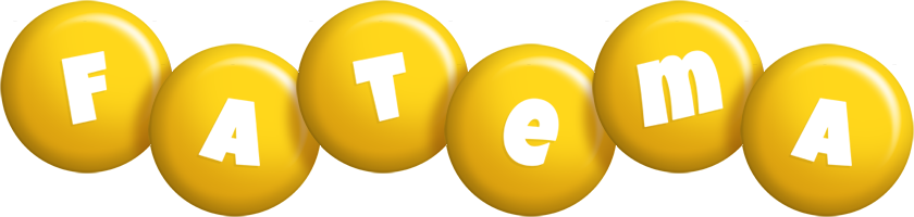 Fatema candy-yellow logo